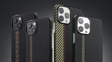 Esta capa para iPhone de fibra de aramida é resistente, fina, elegante e compatível com MagSafe