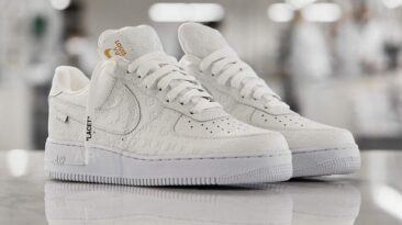 Louis Vuitton lançará nove edições da cobiçada Louis Vuitton e Nike “Air Force 1” de Virgil Abloh