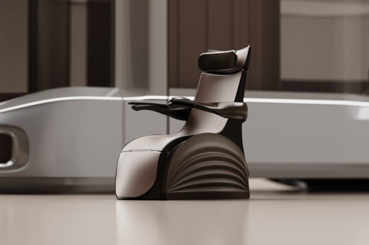 Esta luxuosa chaise longue é na verdade uma cadeira de rodas motorizada disfarçada Esta luxuosa chaise longue é na verdade uma cadeira de rodas motorizada disfarçada