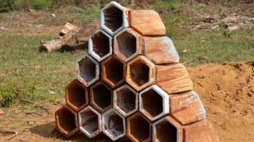 Telhas biocompostas com painéis solares são uma ode às tradições do mundo moderno