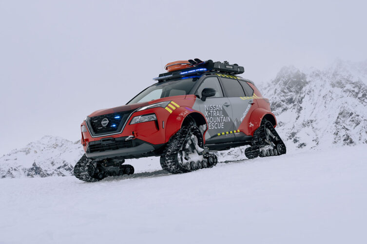 O off-roader Nissan Trail Mountain Rescue foi construído para operações de resgate difíceis nos Alpes italianos