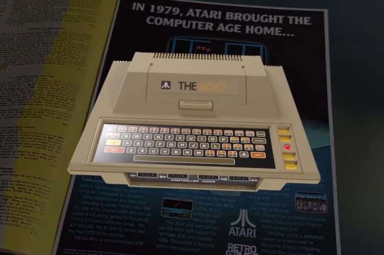 O console retrô Atari 400 Mini é uma recriação encantadora de um design peculiar