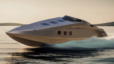 A lancha de Mayla Yacht combina desempenho de lancha e luxo automotivo sofisticado em um só
