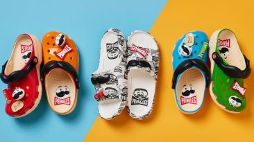 Pringles colabora com Crocs para calçados, acessórios e novos sabores exclusivos