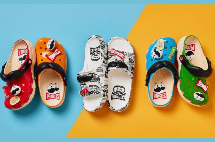 Pringles colabora com Crocs para calçados, acessórios e novos sabores exclusivos